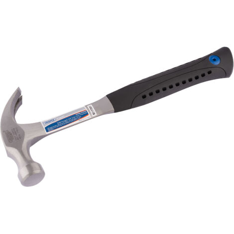 Draper Expert 450g (16oz) Solid Forged Steel Claw Hammer with Soft Grip Handle (Model 21283)
