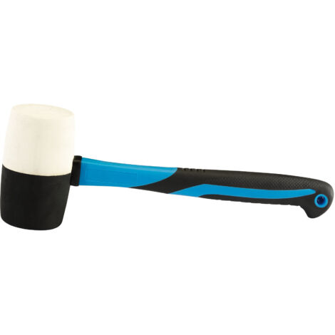Draper Expert 53035 Rubber Head Mallet with Fiberglass Shaft – 800g (32oz) Heavy-Duty Hammer for Carpentry, Upholstery, and General Use