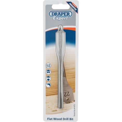 Draper Expert 6.0mm Flat Wood Bit (41475)