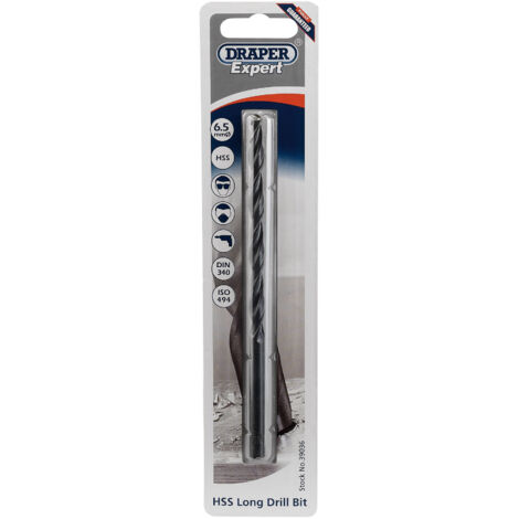 Draper Expert 6.5 X 148mm HSS Extra Long Drill Bit (39036)