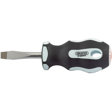 Draper Expert 6.5 x 38mm Plain Slot Screwdrivers with Soft Grip Handle (Model 34977)