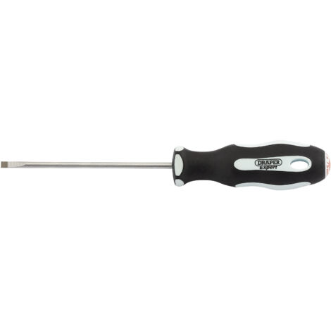 Draper Expert 75X3.0mm Plain Slot Parallel Tip Screwdriver with Soft Grip Handle (Model 34971)