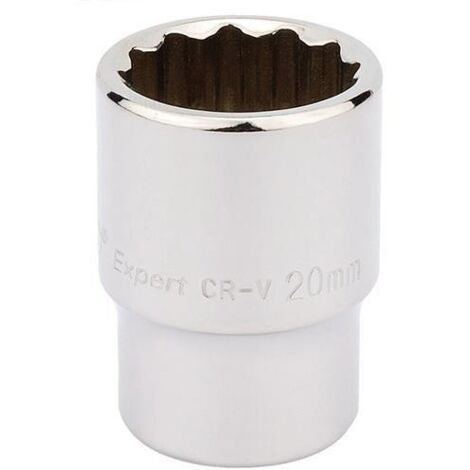 Draper Expert 76883 20mm Hi-Torq Socket 1/2" Square Drive