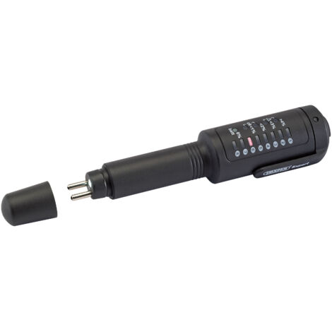 Draper Expert Brake Fluid Tester with Coloured LED Indicator for Water Content Detection (Model 80872)