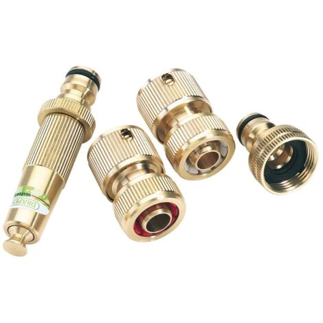 Draper Expert Brass 4-Piece Watering Accessory Set (Model 36223)