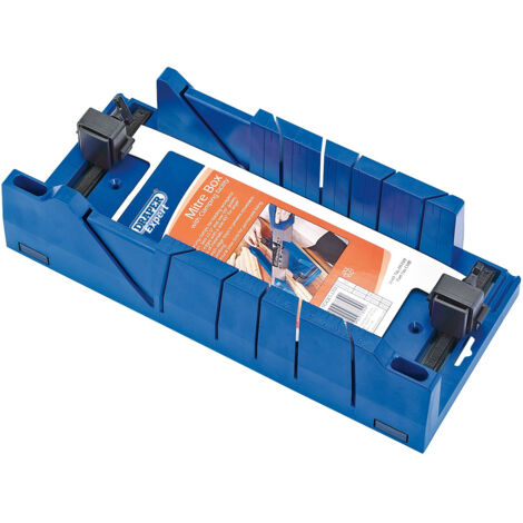 Draper Expert Clamping Mitre Box 09789 – Heavy-Duty Miter Sawing Jig with Clamping Facility, 367mm x 116mm x 70mm