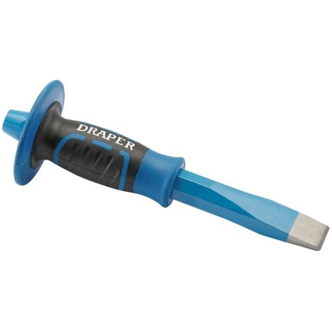 Draper Expert Cold Chisel with Guard – 25 x 250mm, Hardened and Tempered Steel, Model 99171