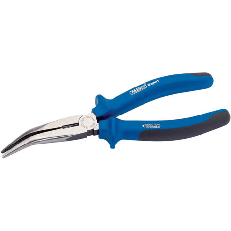 Draper Expert Heavy Duty 200mm Bent Nose Pliers with Soft Grip Handles (Model 68889)