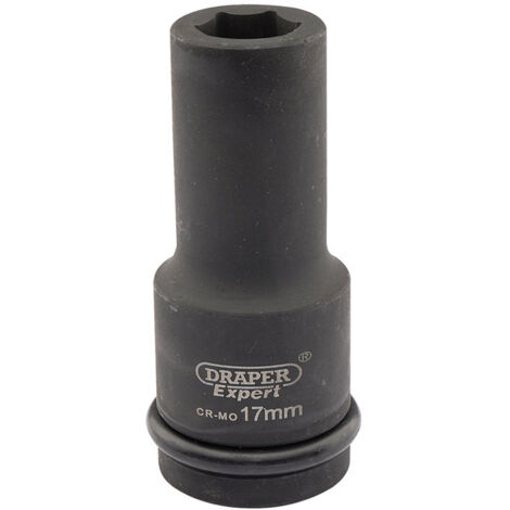 Draper Expert HI-TORQ® 6-Point Deep Impact Socket, 3/4-Inch Square Drive, 17mm, Model 05049