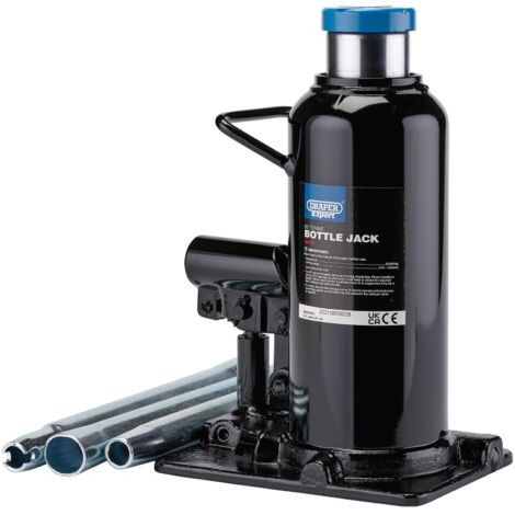 Draper Expert Hydraulic Bottle Jack – 20 Tonne Capacity, 270-420mm Lifting Range (Model 99770)