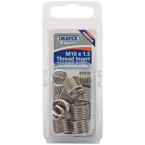Draper Expert M10 x 1.5 Metric Thread Insert Refill Pack (12) (21710)
