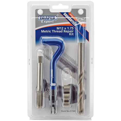 Draper Expert M12 x 1.75 Metric Thread Repair Thread Kit (21744)