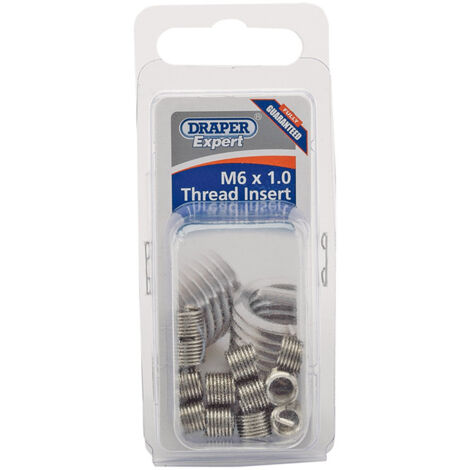Draper Expert M6 x 1.0 Metric Thread Insert Refill Pack (12) (21708)