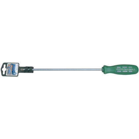 Draper Expert No.2 x 250mm Long Reach Mechanics/Engineers PZ Type Screwdriver (55509)