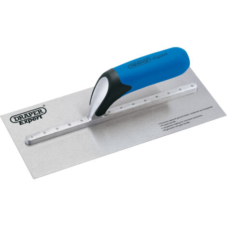 Draper Expert Soft Grip Plastering Trowel (280mm x 120mm) with Lacquered Finish - Model 81222