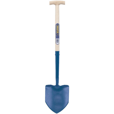 Draper Expert Solid Forged Round Mouth T-Handle Shovel with Ash Shaft (Model 10874)