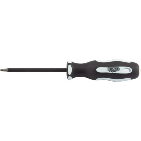 Draper Expert Square Recess Driver S2, 100mm Length, Soft Grip Security Screwdriver