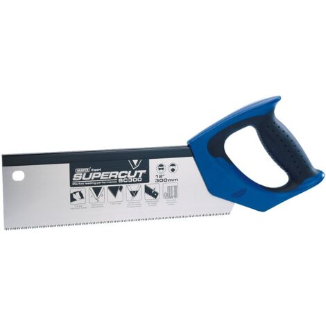 Draper Expert Supercut 49280 - Sega fine Soft-Grip Hardpoint, 11 TPI/12 PPI dentatura fine, 300 mm