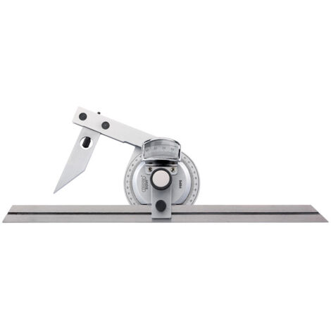 Draper Expert Universal Bevel Protractor Set (Model 52430) for Precise Angle Measurement and Machining