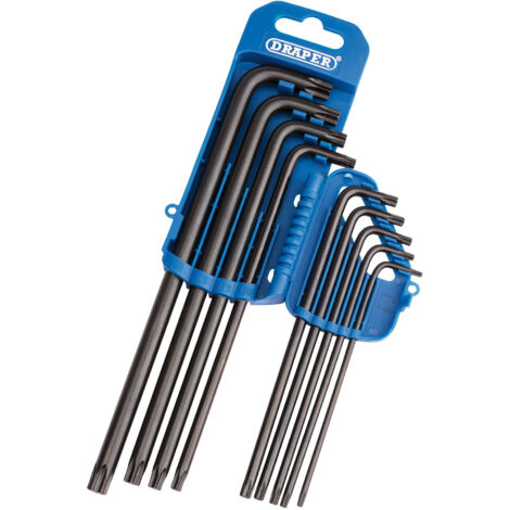 Draper Extra Long Draper TX-STAR&174 Key Set (9 Piece) (33748)
