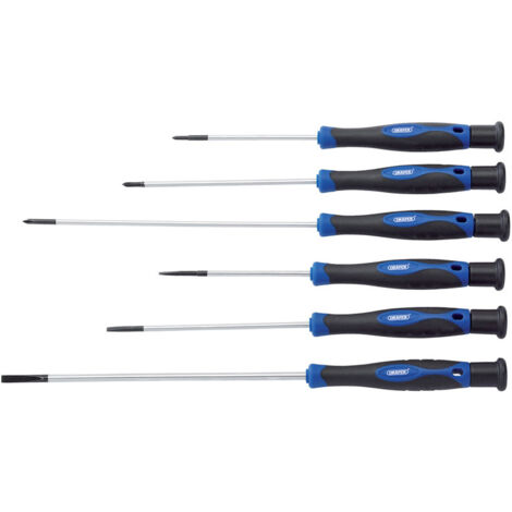 Draper Extra Long Precision Screwdriver Set (6 Pieces, Model 28119)