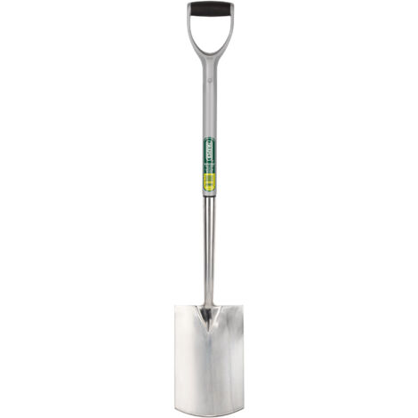 Draper Extra Long Stainless Steel Garden Spade with Soft Grip (83754)