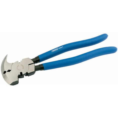 Draper Fencing Pliers Hammer Pincer Wire Cutter Wire Grips Remover Hook 68450