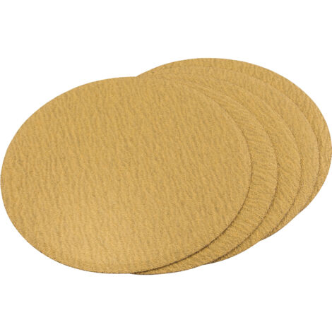 Draper Five 150mm 80 Grit Aluminium Oxide Sanding Discs (83867)