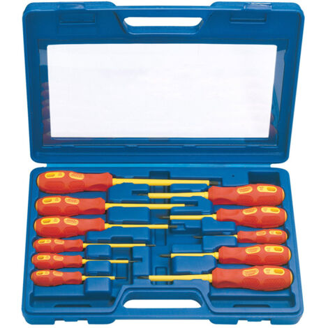 Draper Fully Insulated Screwdriver (11 Piece) (69234)