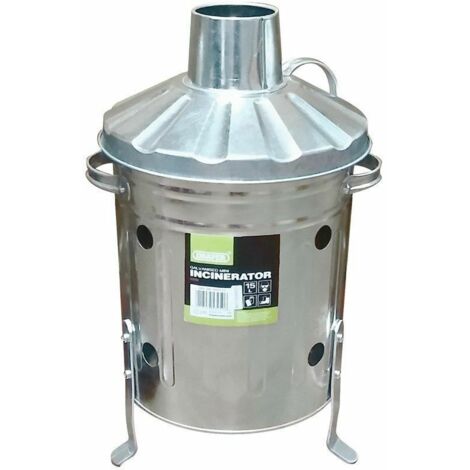 Draper Galvanised Mini Incinerator (15L) (53250)