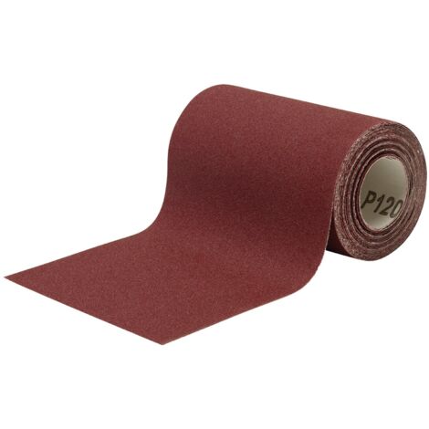 Draper General Purpose Sanding Roll, 115mm x 5m, 120 Grit - Versatile Abrasive Sanding Roll for DIY and Professional Use