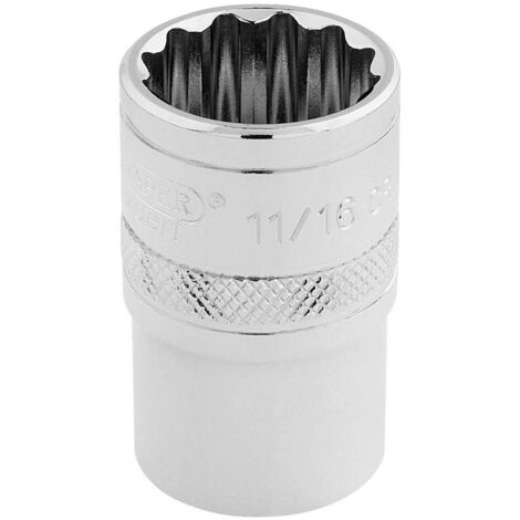Draper h-af/B hi-torq 12 punte, blu, 11/40,6 cm