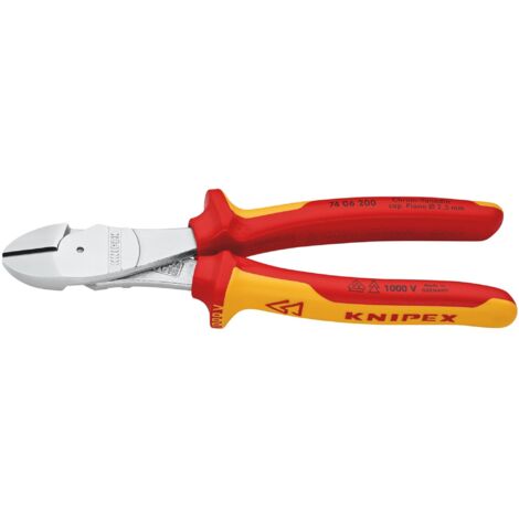 Draper HD VDE Insulated High-Leverage Diagonal Cutters, 200mm (VDE200MM) with Model Number 26789