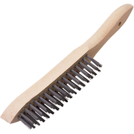 Draper Heavy Duty 3 Row Wire Scratch Brush (310mm) (31548)