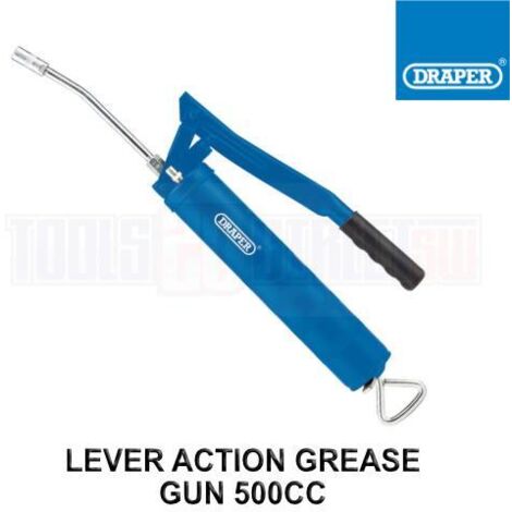 Draper Heavy Duty 500cc Lever Action Grease Gun (Model 47807) for Professional Lubrication
