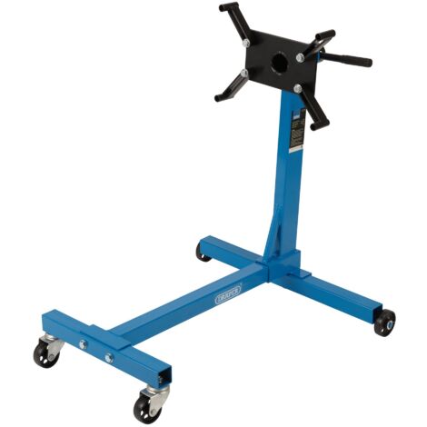 Draper Heavy-Duty Engine Stand with 450kg Capacity (Model 20129) for Automotive and Mechanical Repairs