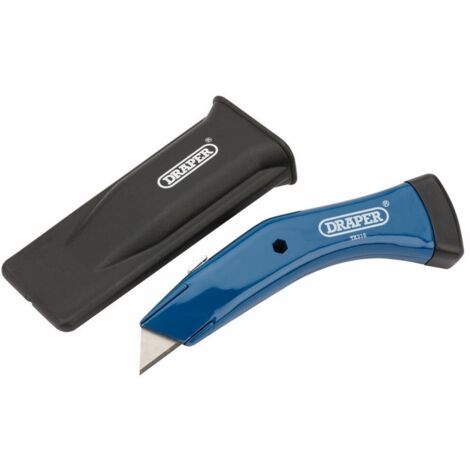 Draper Heavy Duty Retractable Trimming Knife with Quick Change Blade Facility (55059)