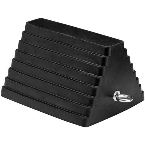 Draper Heavy-Duty Rubber Wheel Chock – Single, 10 Tonne Capacity for Vehicle Safety and Stability