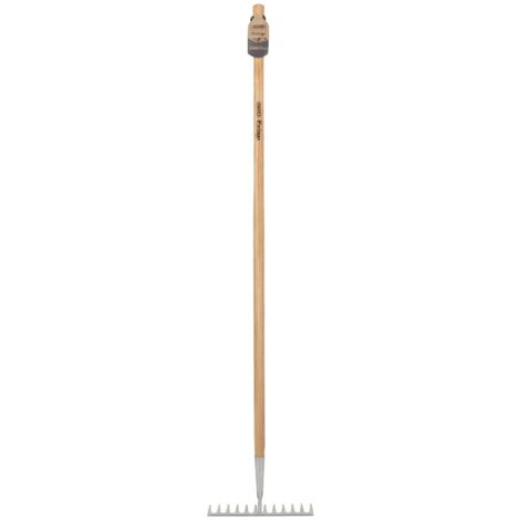 Draper Heritage Stainless Steel Garden Rake with Ash Handle (Model 99015)