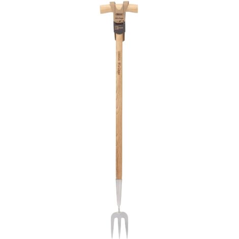 Draper Heritage Stainless Steel Long T-Fork with Ash Handle - Model 99031