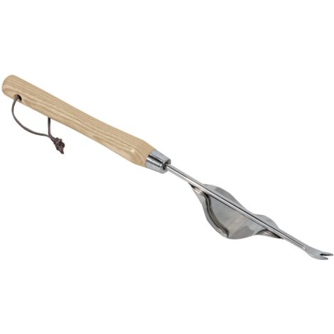 Draper Heritage Stainless Steel Spinnaker Handle Weeder with Ash Handle (Model 99030)