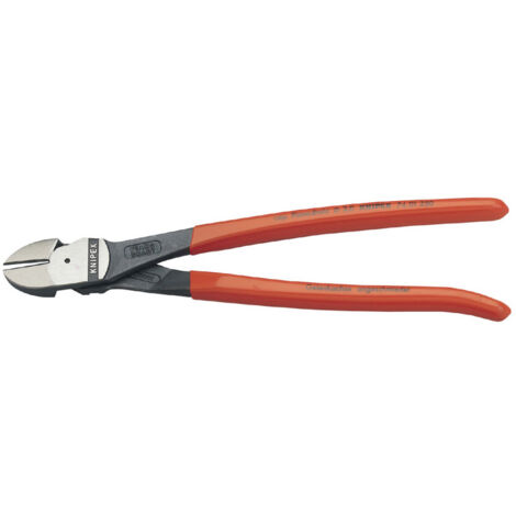 Draper HI-LEVERAGE SIDE CUTTER 250mm (10-inch) High-Leverage Diagonal Cutting Pliers for Precise Metal and Wire Cutting