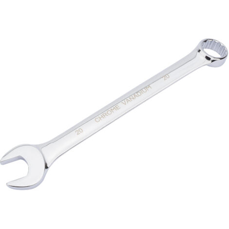 Draper HI-TORQ® 20mm Short Pattern Metric Combination Spanner (Model 35213) – Fully Polished, High-Quality Hand Tool