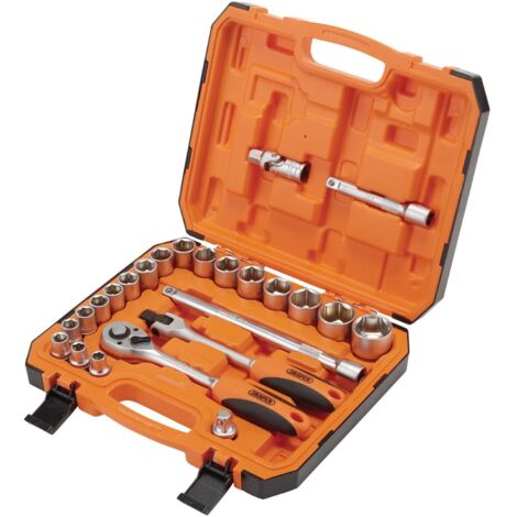 Draper HI-TORQ® 6-Point 1/2" Drive Socket Set, 24 Pieces (Model 22112)