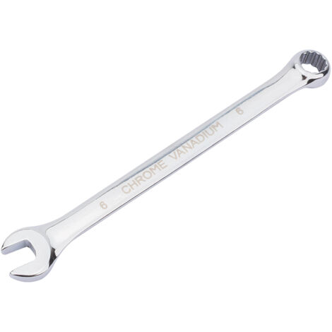 Draper HI-TORQ® 6mm Short Pattern Metric Combination Spanner – Fully Polished, Model 35185