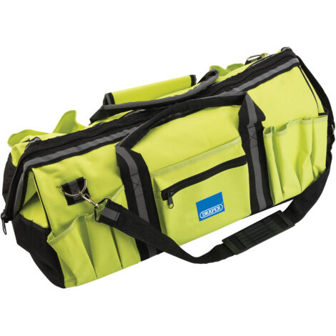 Draper Hi-Vis Tool Bag – 600mm, 45L Capacity, Model 31085, High Visibility Storage Solution