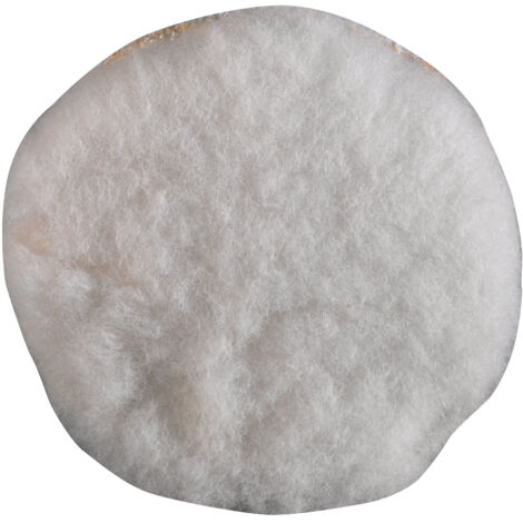 Draper Hook and Loop Lambs Wool Polishing Bonnets (125mm) (71951)