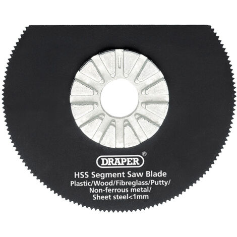 Draper HSS Segment Saw Blade 63mm Dia. x 18tpi (26057)