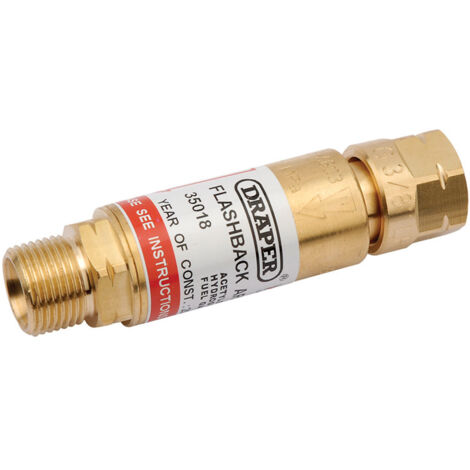 Draper In-Line Fuel Flashback Arrestor Model 35018 for Safe Fuel System Protection