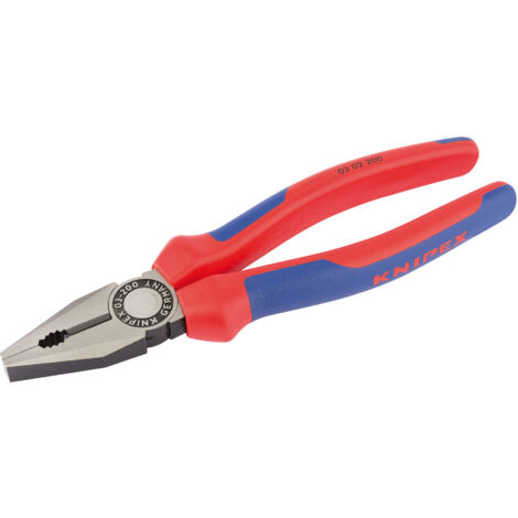 Draper Knipex 03 02 200 SBE 200mm Heavy Duty Combination Pliers with Ergonomic Handle - Model 69575